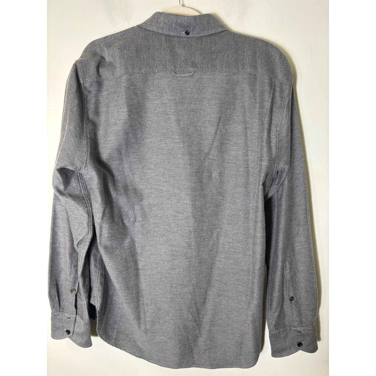 Men's Rag & Bone Gray Cotton Long sleeve Button Down Shirt Sz L