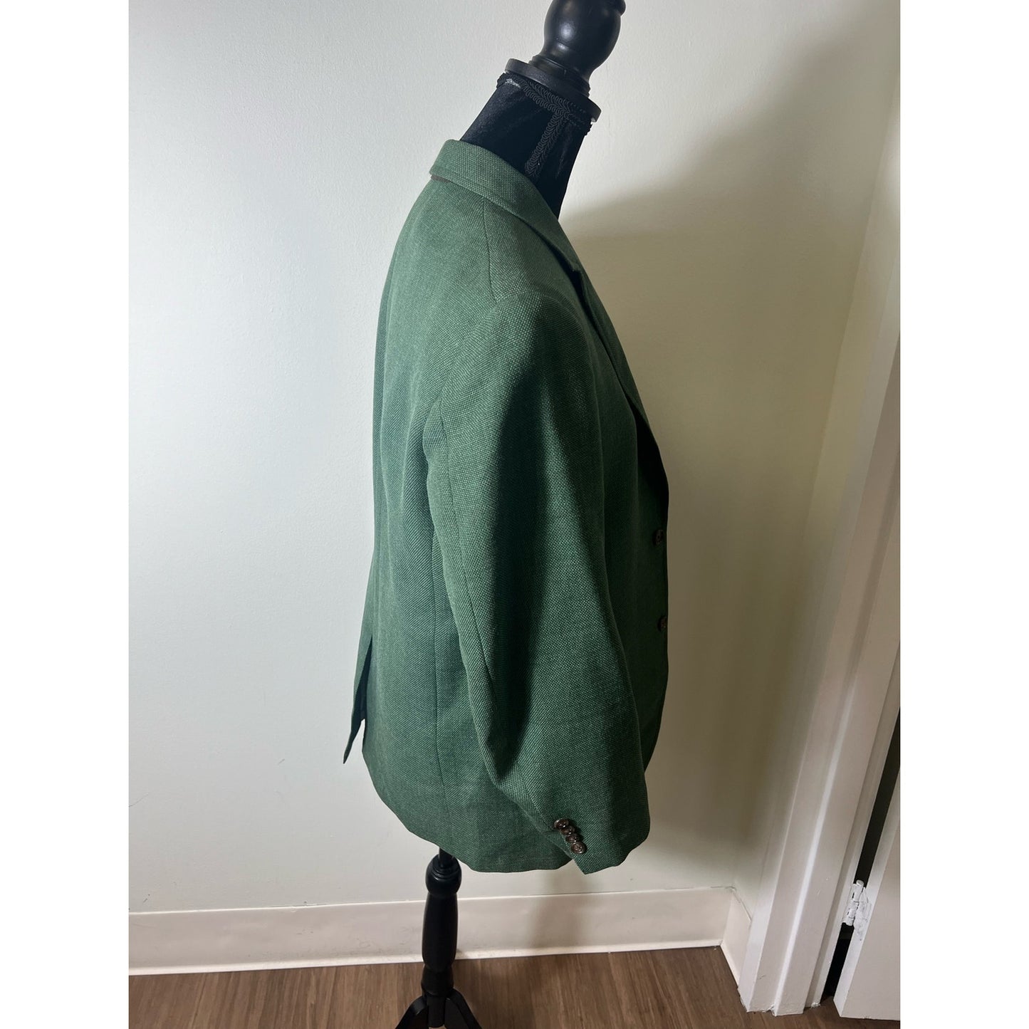 Hickey Freeman Green Blazer Coat