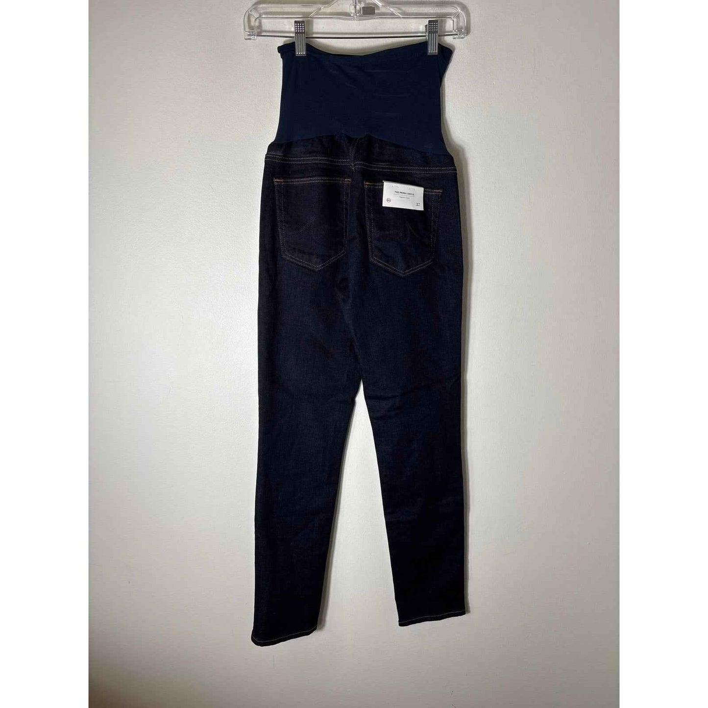 NWT AG Dark Wash "The Prima Ankle" Maternity Blue Jean Sz 27