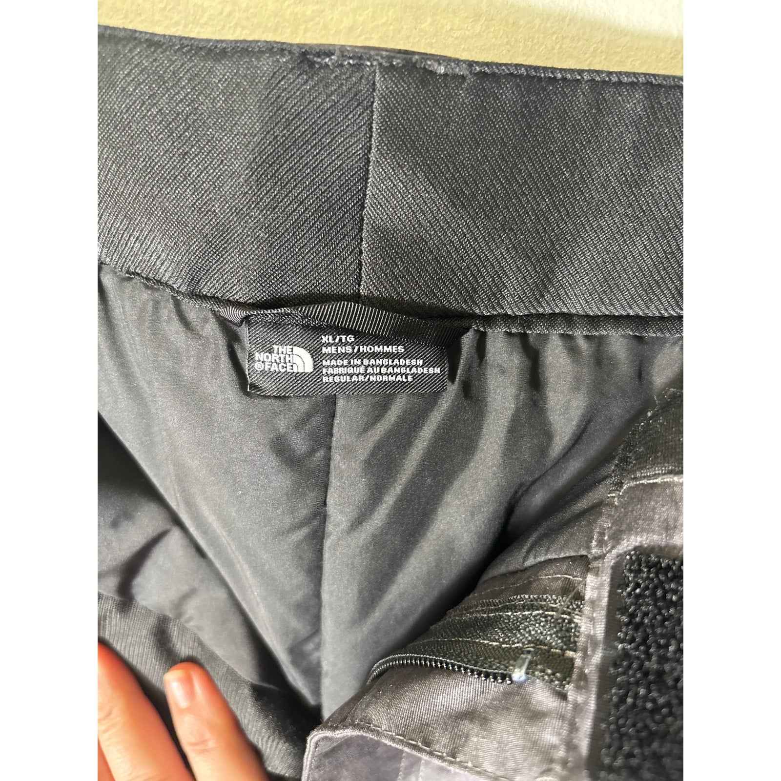Mens North Face Black Camo Ski Pants Sz XL