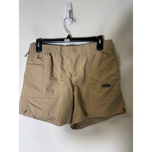 Woman's Aftco Khaki Short Shorts Sz 4