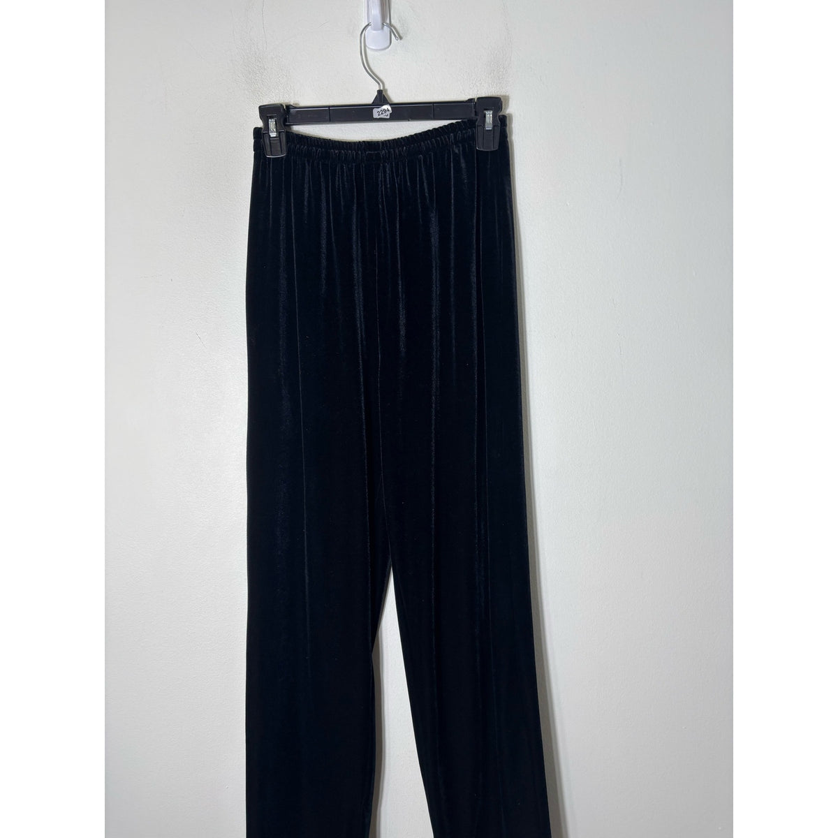 En Francais Black Velour Shell and Pants Set Sz S