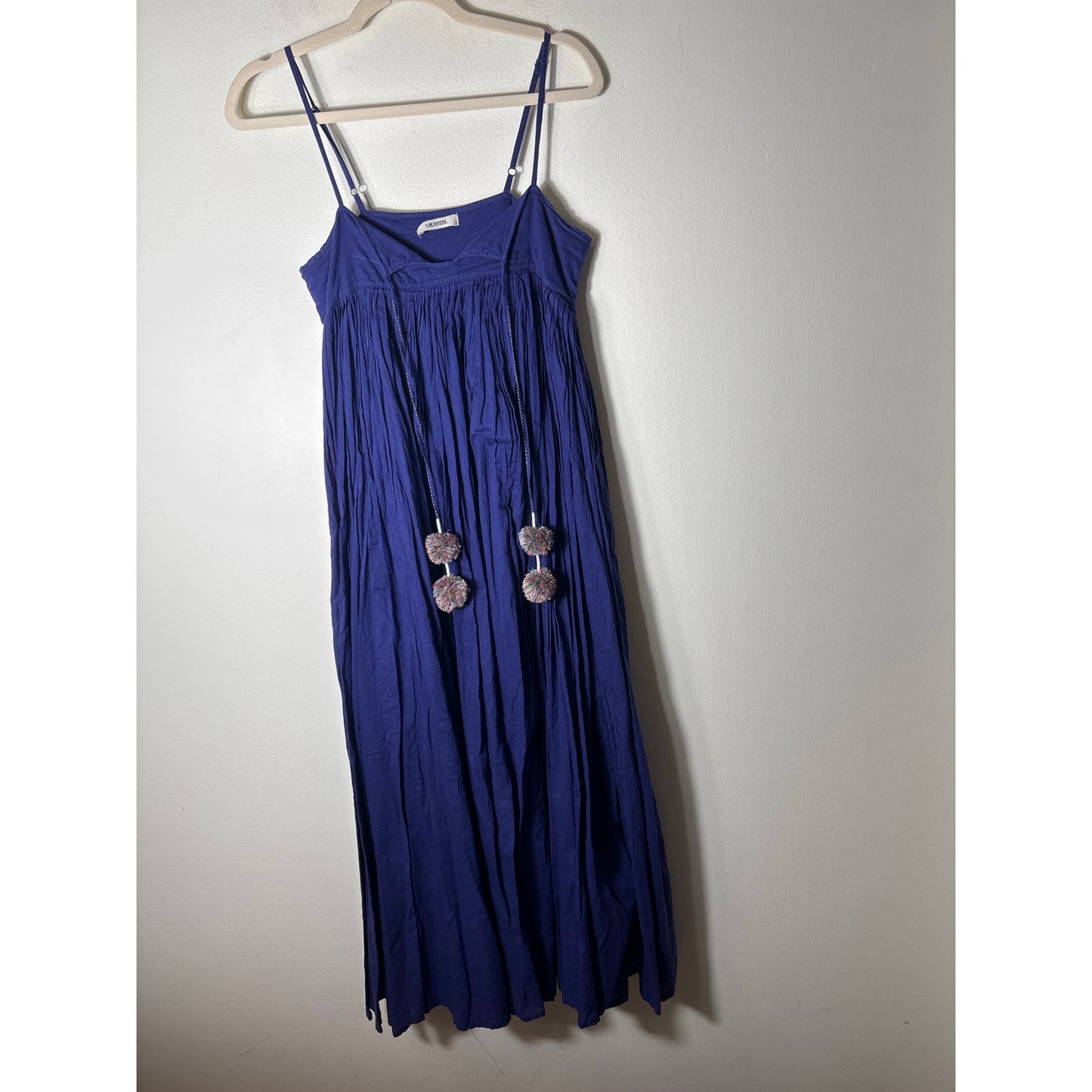 V.D.E. Vinster Navy Spaghetti Strap Maxi Dress Sz S