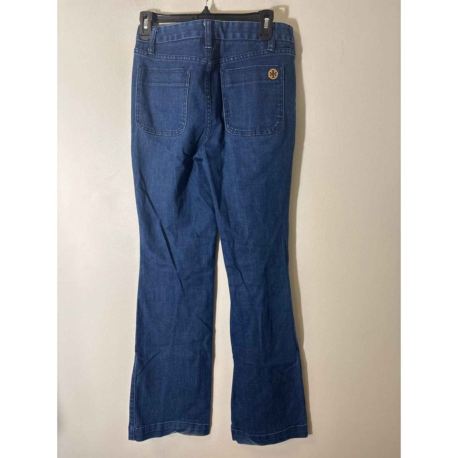 Tory Burch Front Pocket Boot Cut Jeans Sz 28