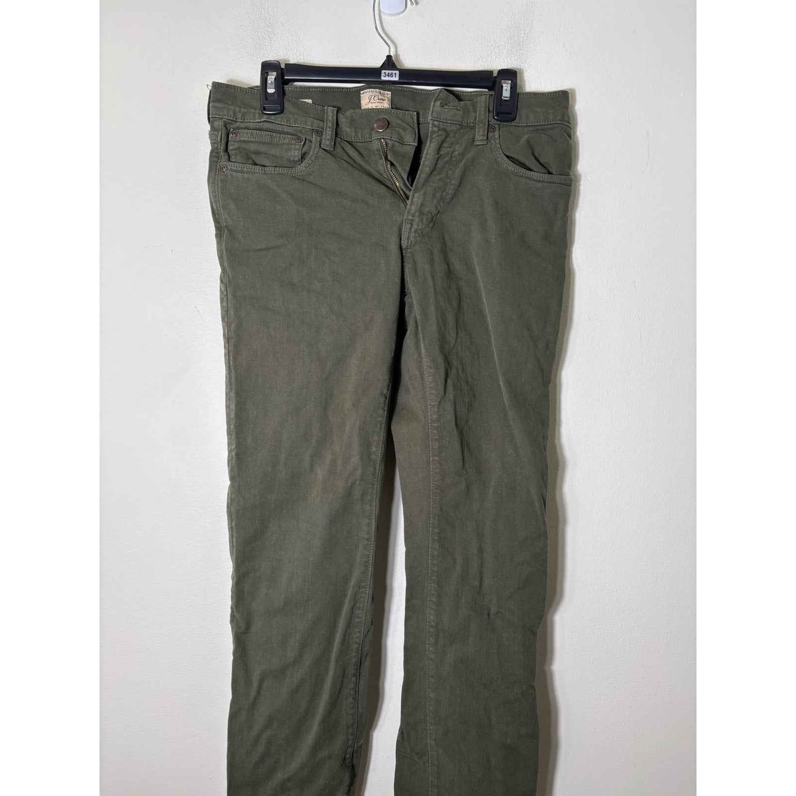 Men's J Crew Green 5 Pocket Denim Style 484 Sz W30xL30