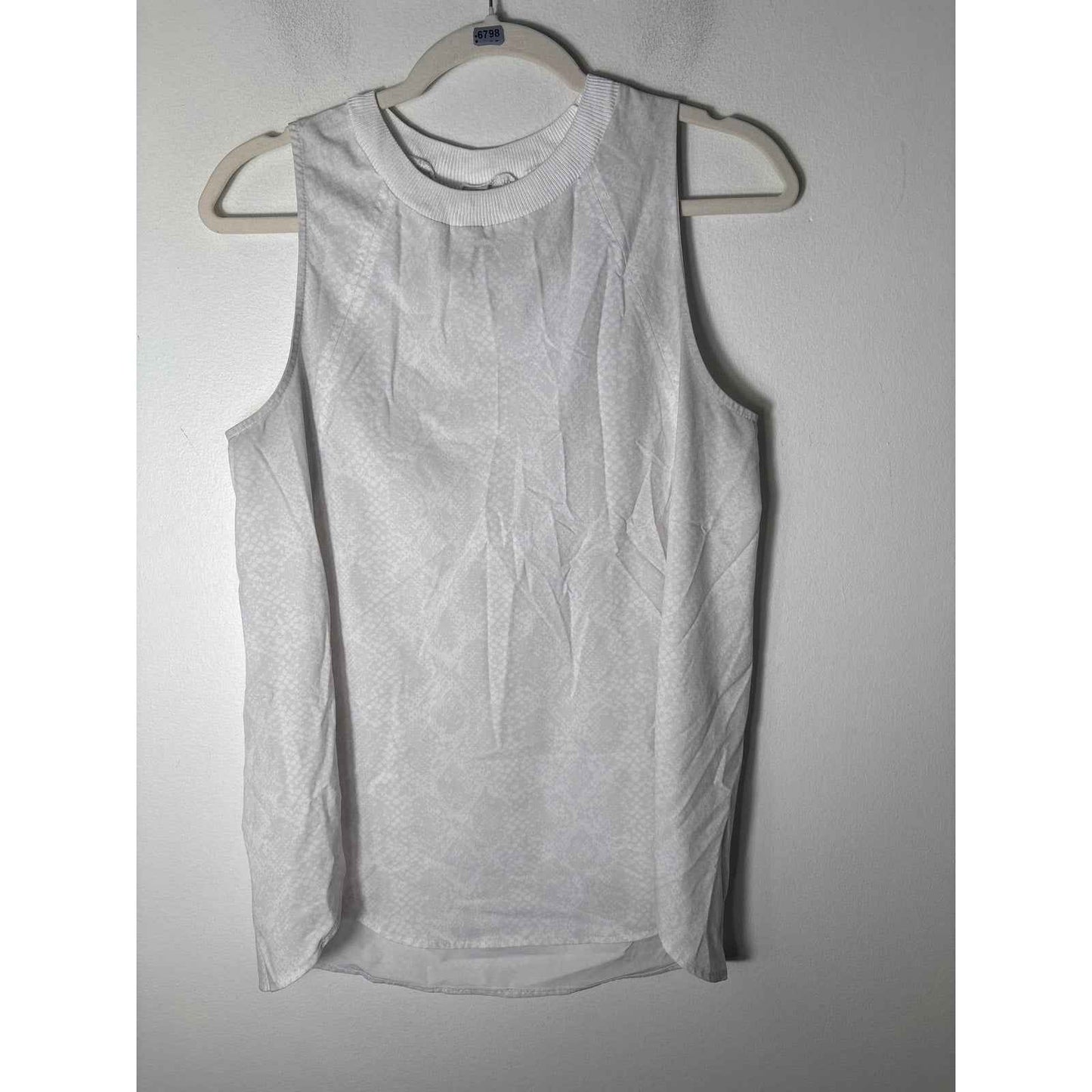 Athleta White Tank Sz L