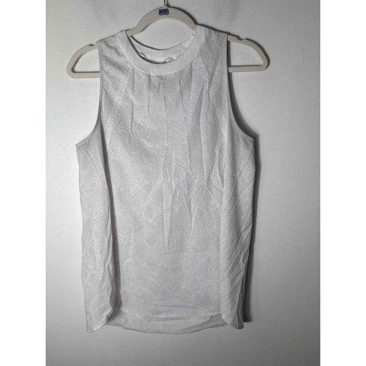 Athleta White Tank Sz L
