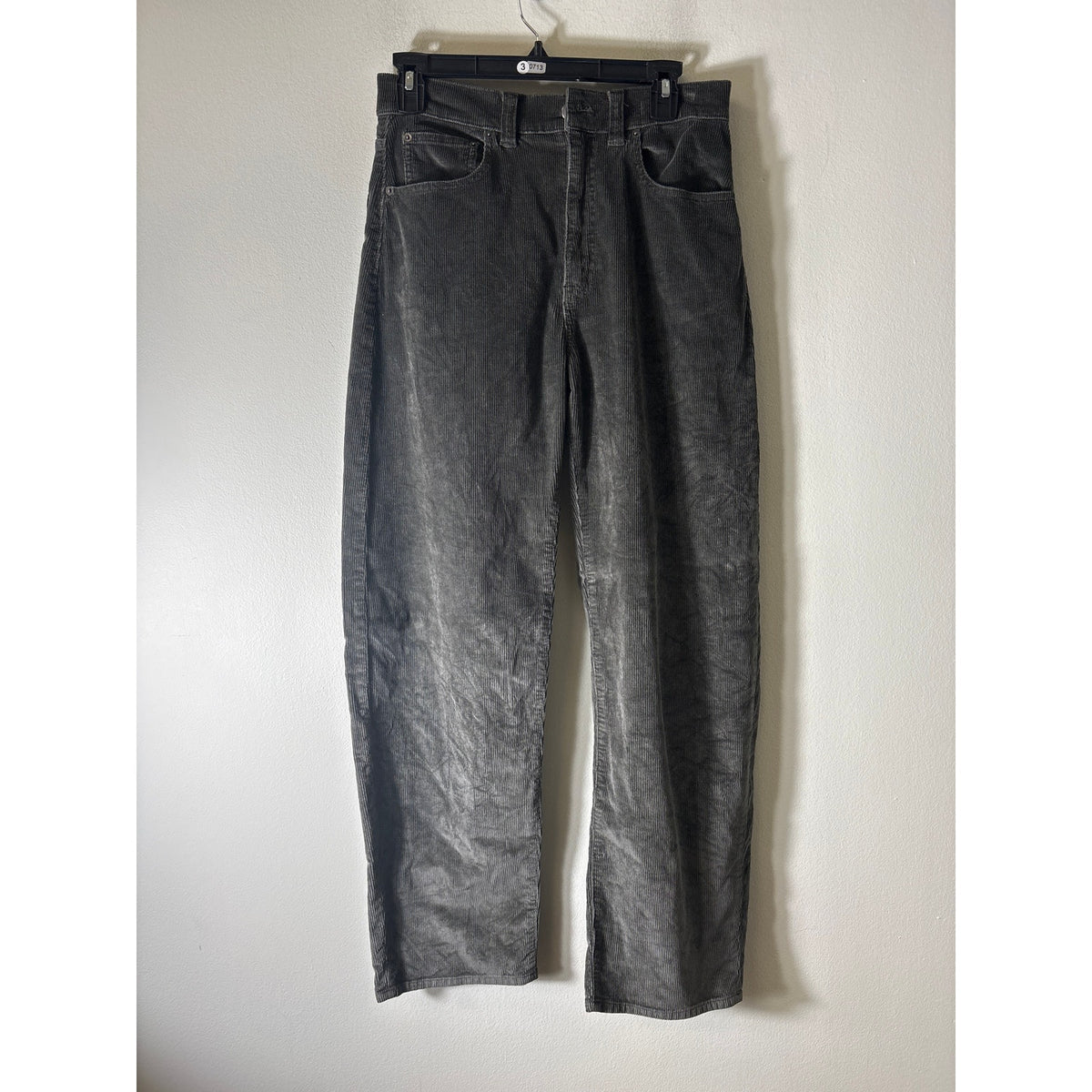 Madewell Gray Cordoroy Wide Leg "The Balloon Pant" Sz 27