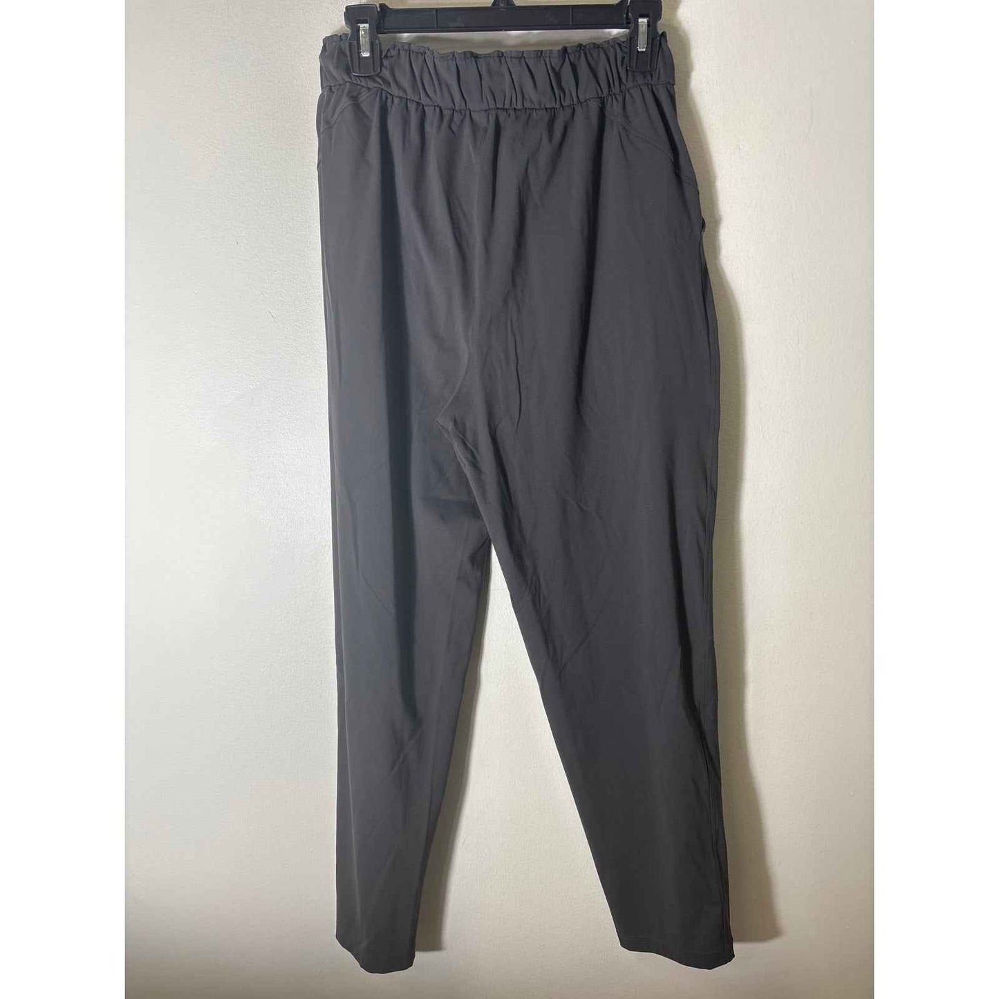 Lululemon Dark Gray Pull On Drawstring Pants Sz 8
