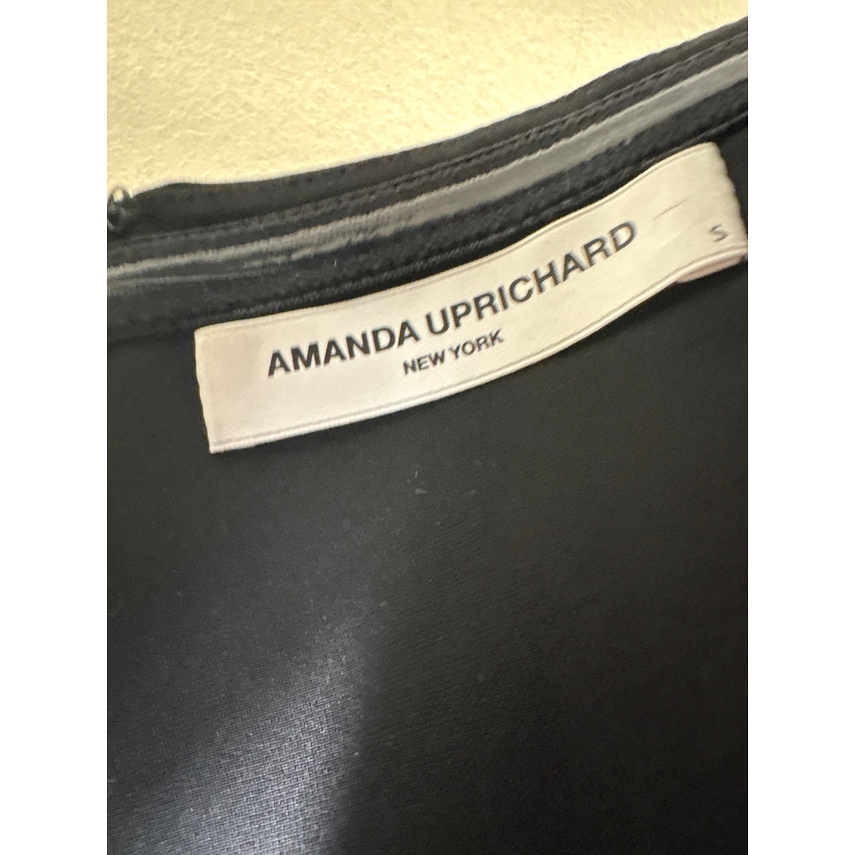 Amanda Uprichard Black Tube Crop Top Sz S