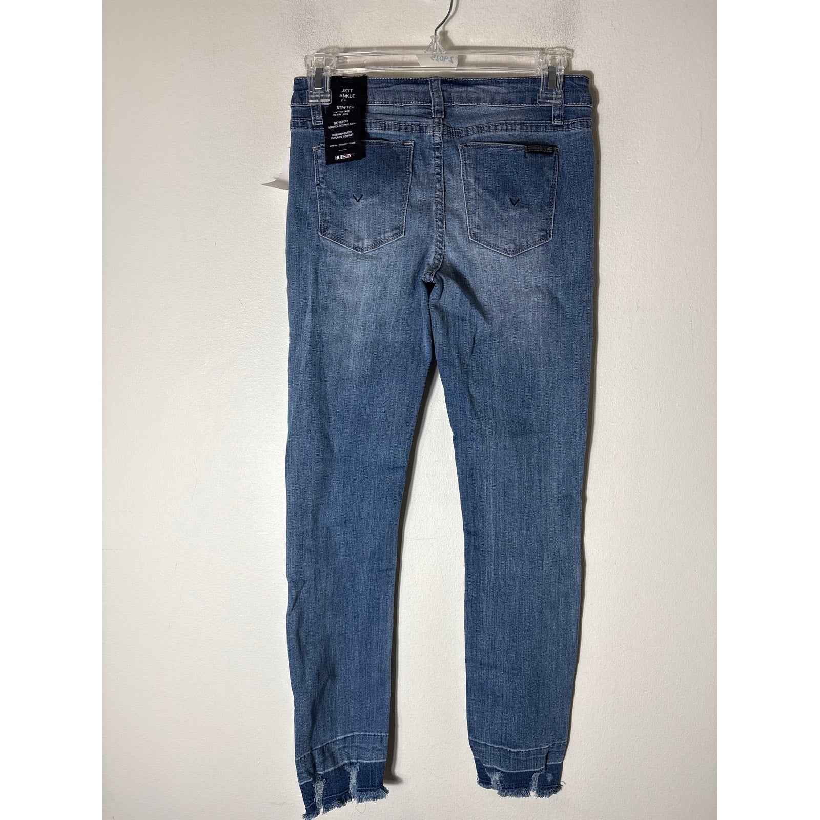 NWT Girls Hudson Kids "Jett Ankle Crop" Blue Jeans Sz 16