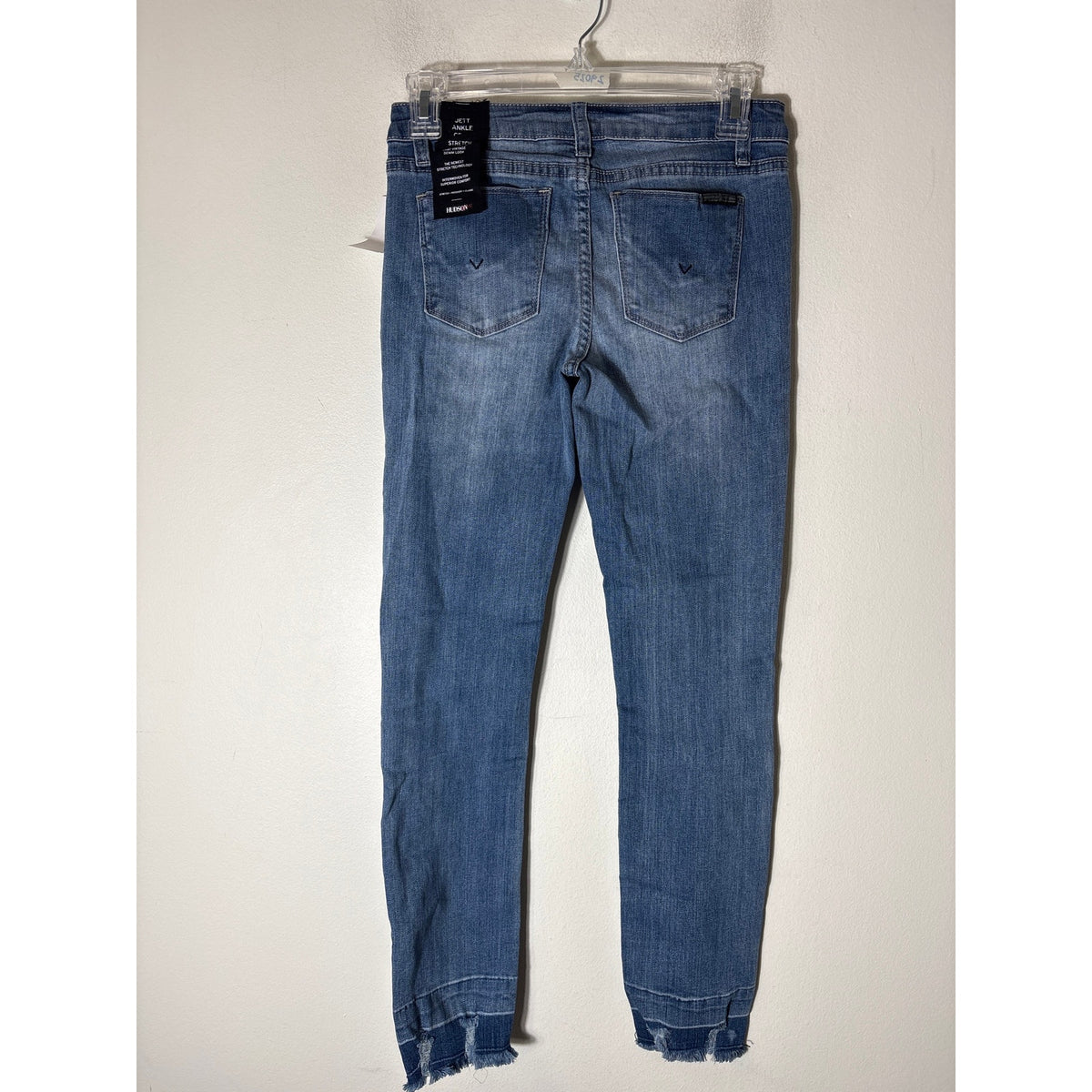 NWT Girls Hudson Kids "Jett Ankle Crop" Blue Jeans Sz 16