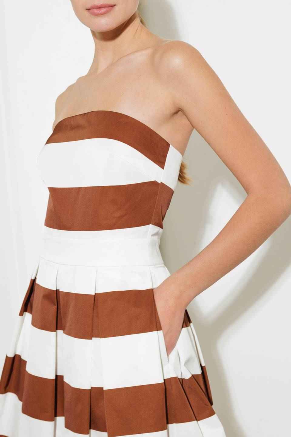 EVERYDAY HUSTLE RUST WOVEN MIDI DRESS