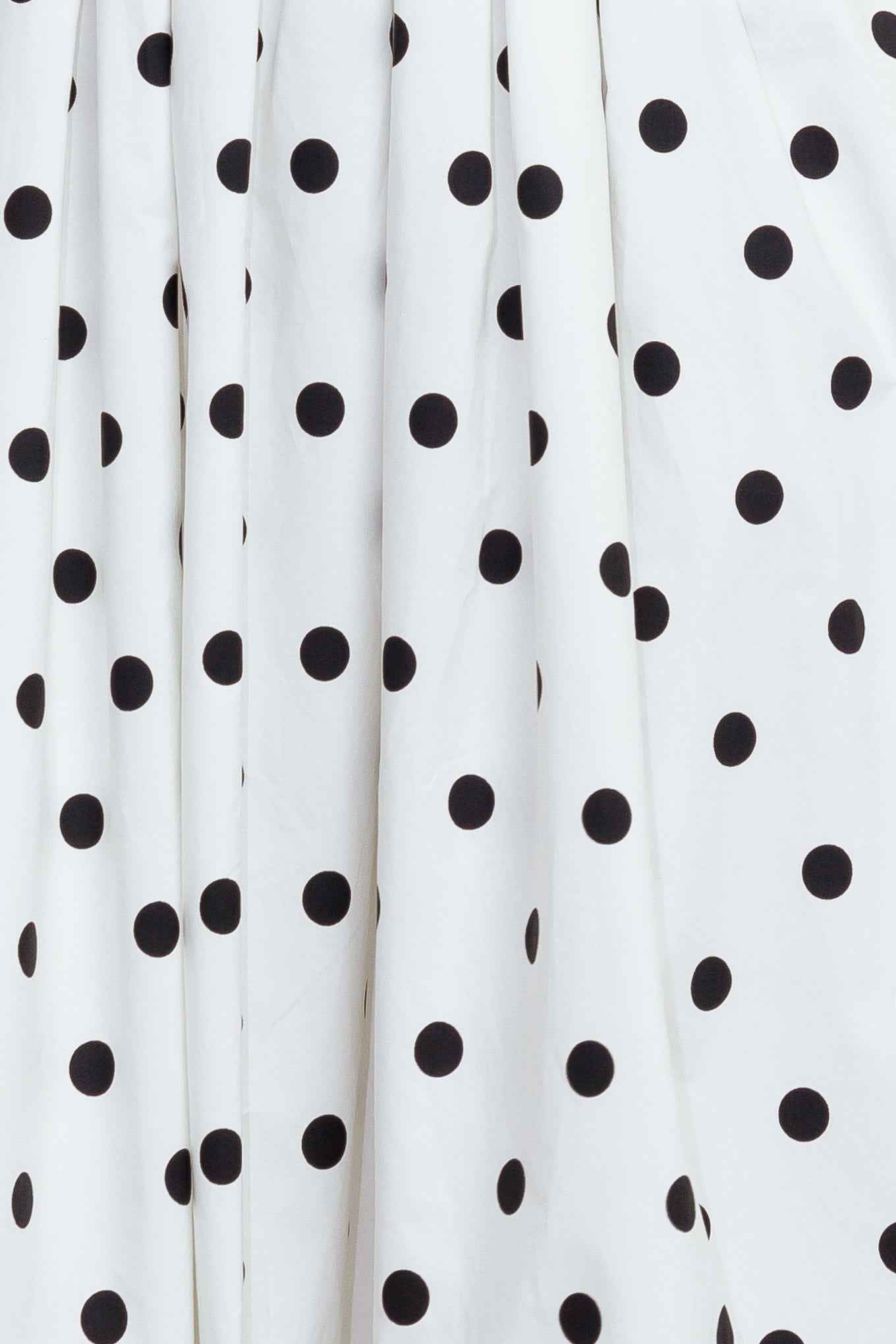 MONROE DOT WHITE WOVEN MIDI DRESS