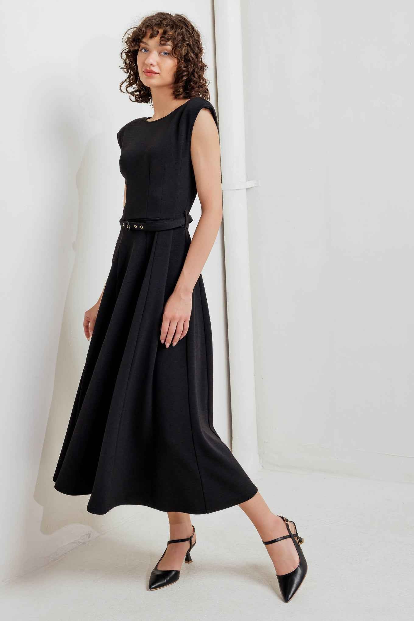 MODERN MONA WOVEN MIDI DRESS