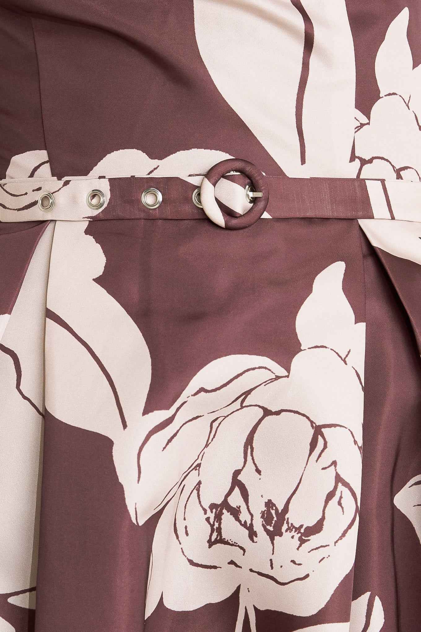 VINTAGE BLOOM STRAPLESS WOVEN MIDI DRESS