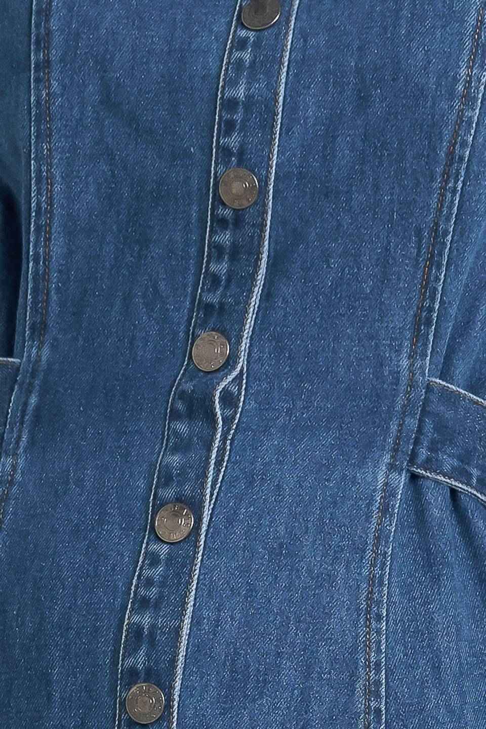 ICON VINTAGE DENIM MIDI DRESS