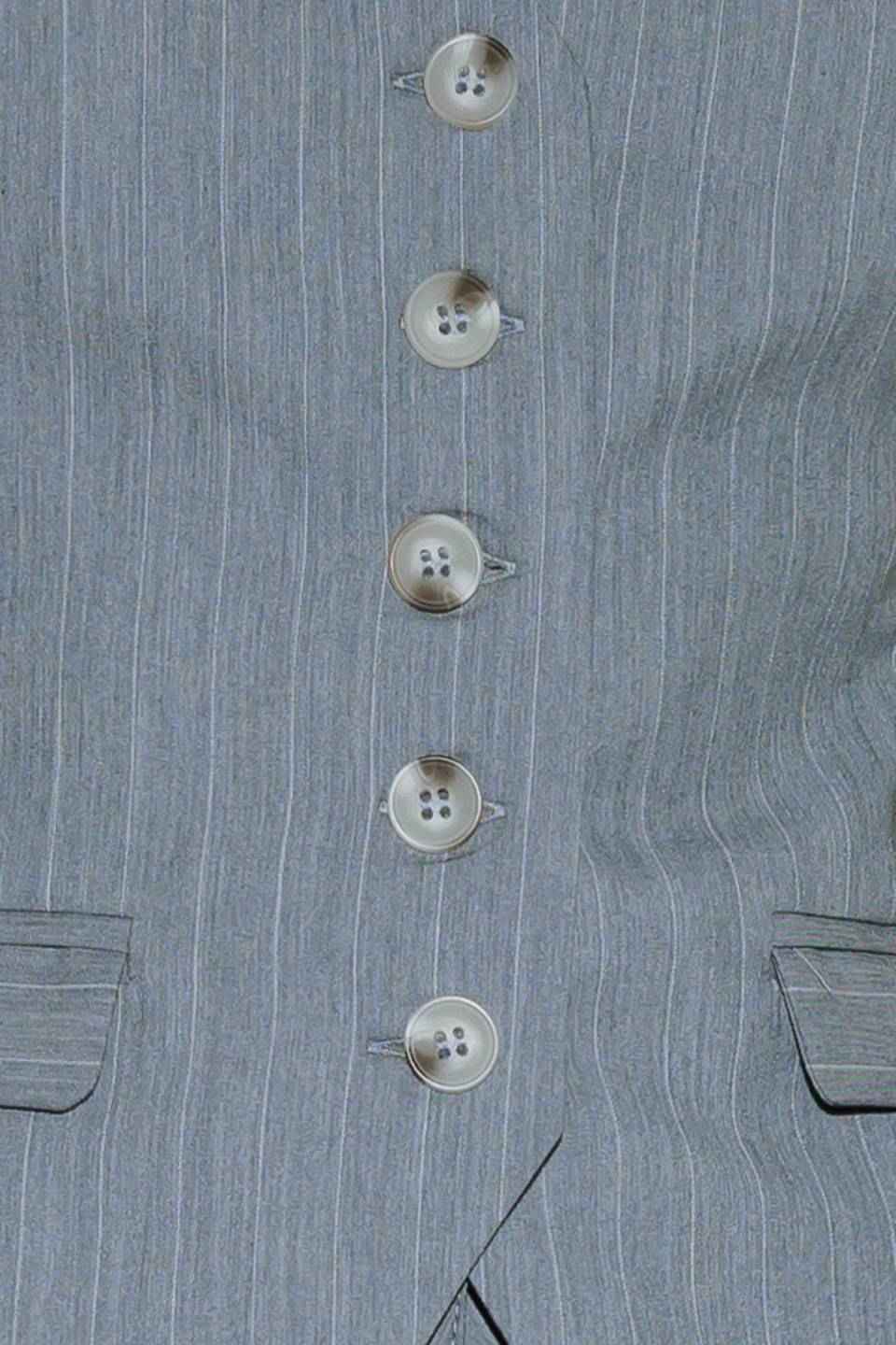 SMILE BRIGHT IN GREY WOVEN VEST