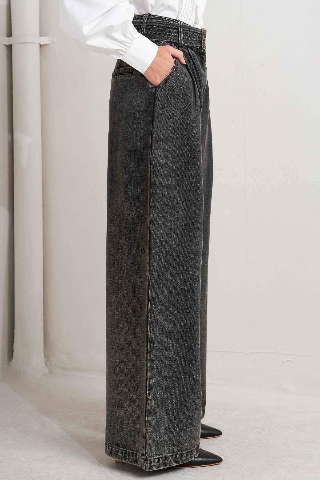 THINK OF ME DENIM PANTS