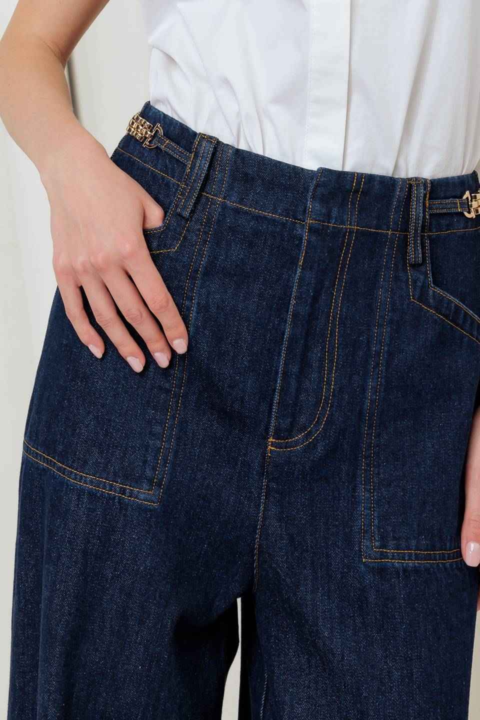 INDIGO ICON DENIM PANTS