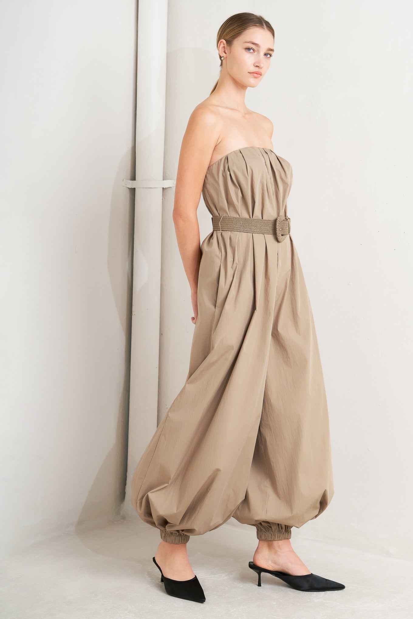 QUIET SENSUALITY WOVEN JUMPSUIT