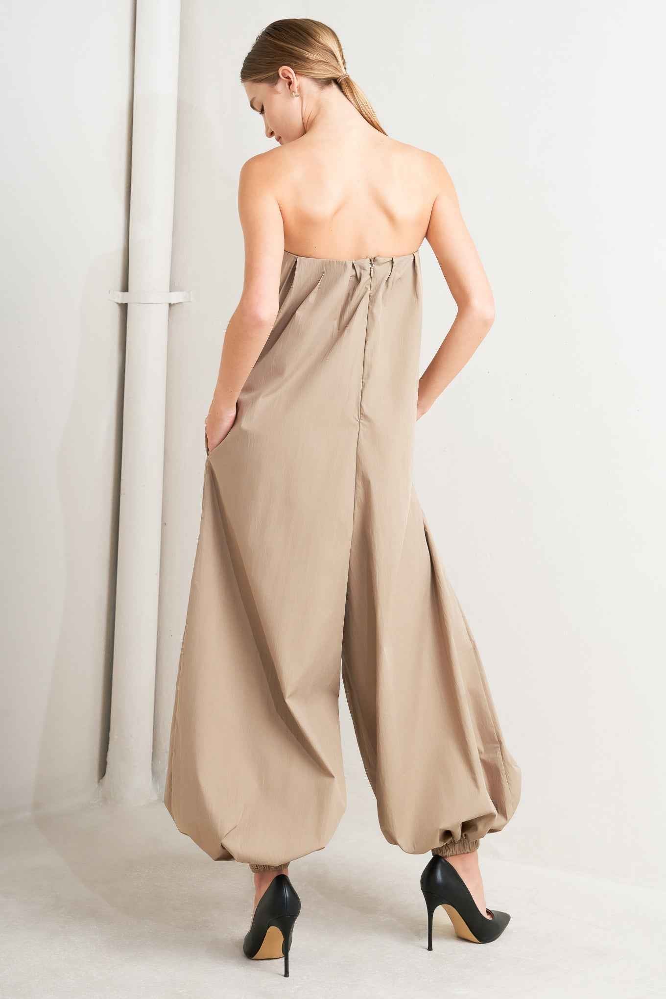 QUIET SENSUALITY WOVEN JUMPSUIT