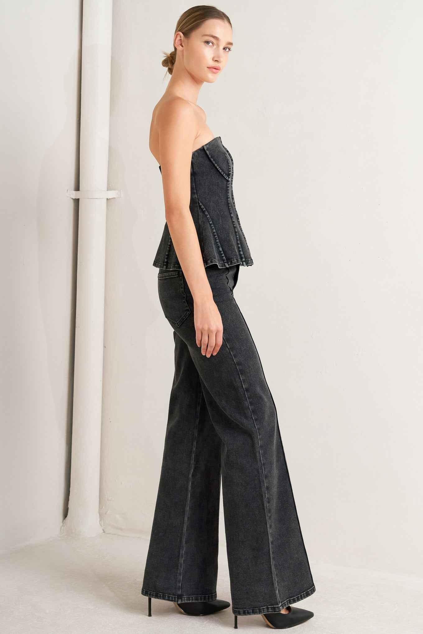 ELEGANT EVERYDAY LOOK DENIM PANTS