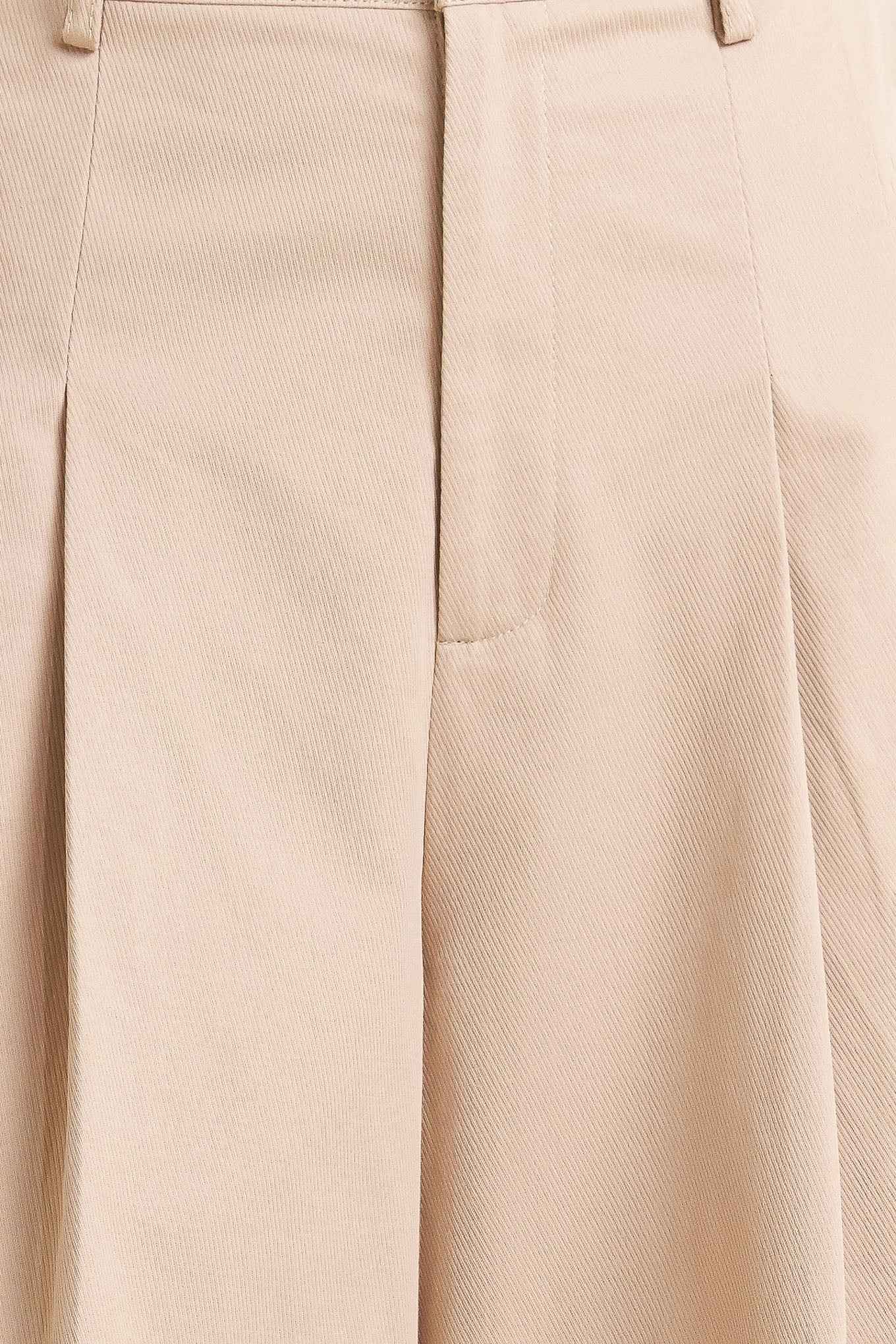 ELEGANT PLEAT WOVEN CULOTTE