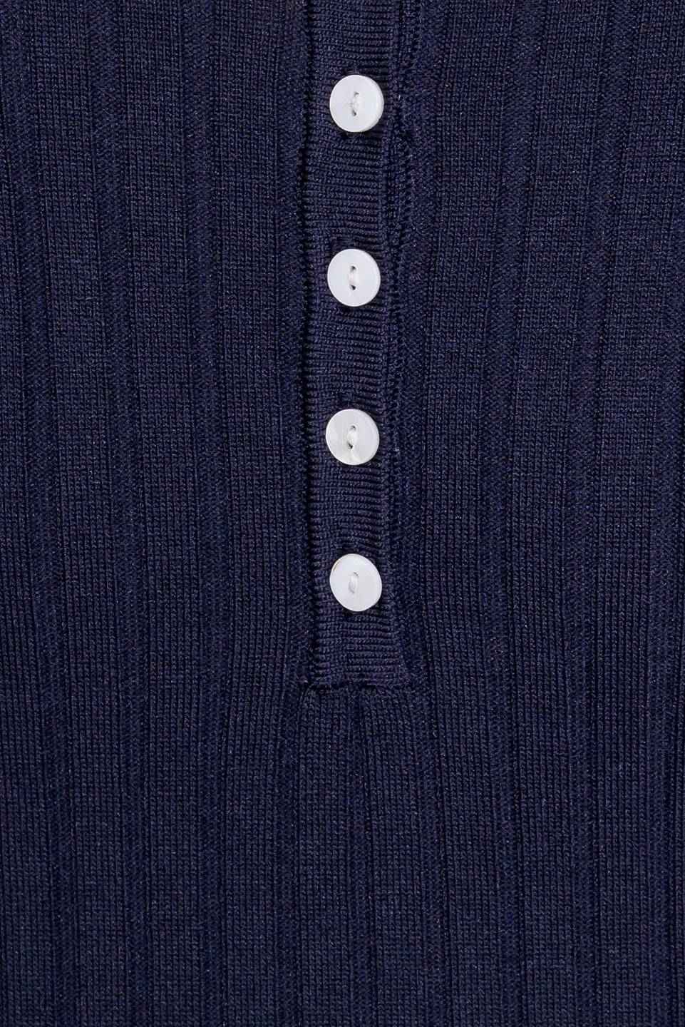 SO MAGNETIC NAVY SWEATER MIDI DRESS