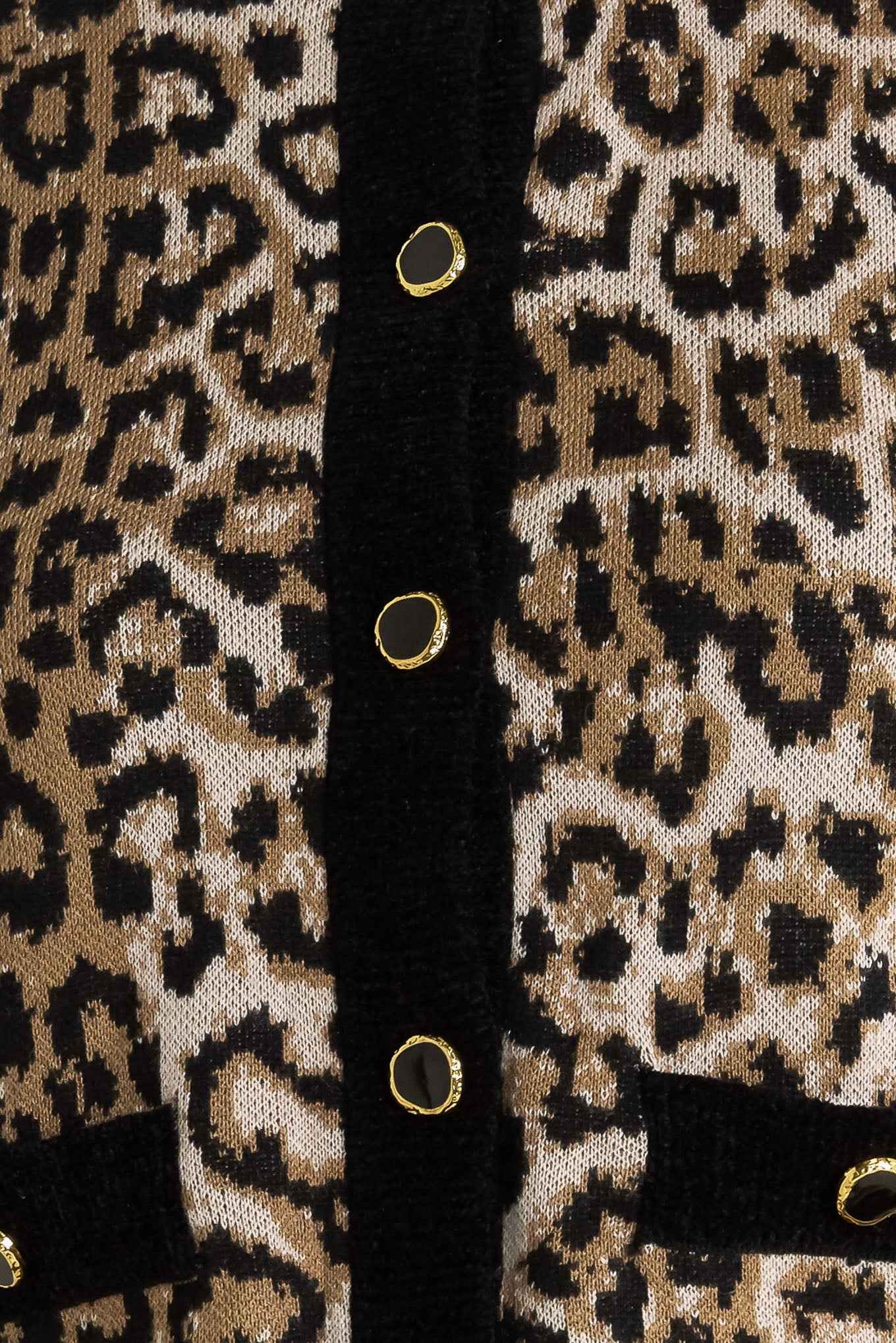 URBAN GODDESS LEOPARD SWEATER CARDIGAN