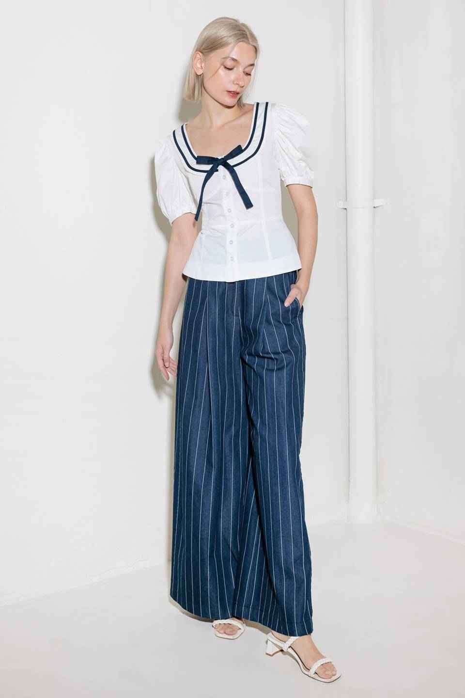 THE SWEETEST TOUCH WOVEN TOP