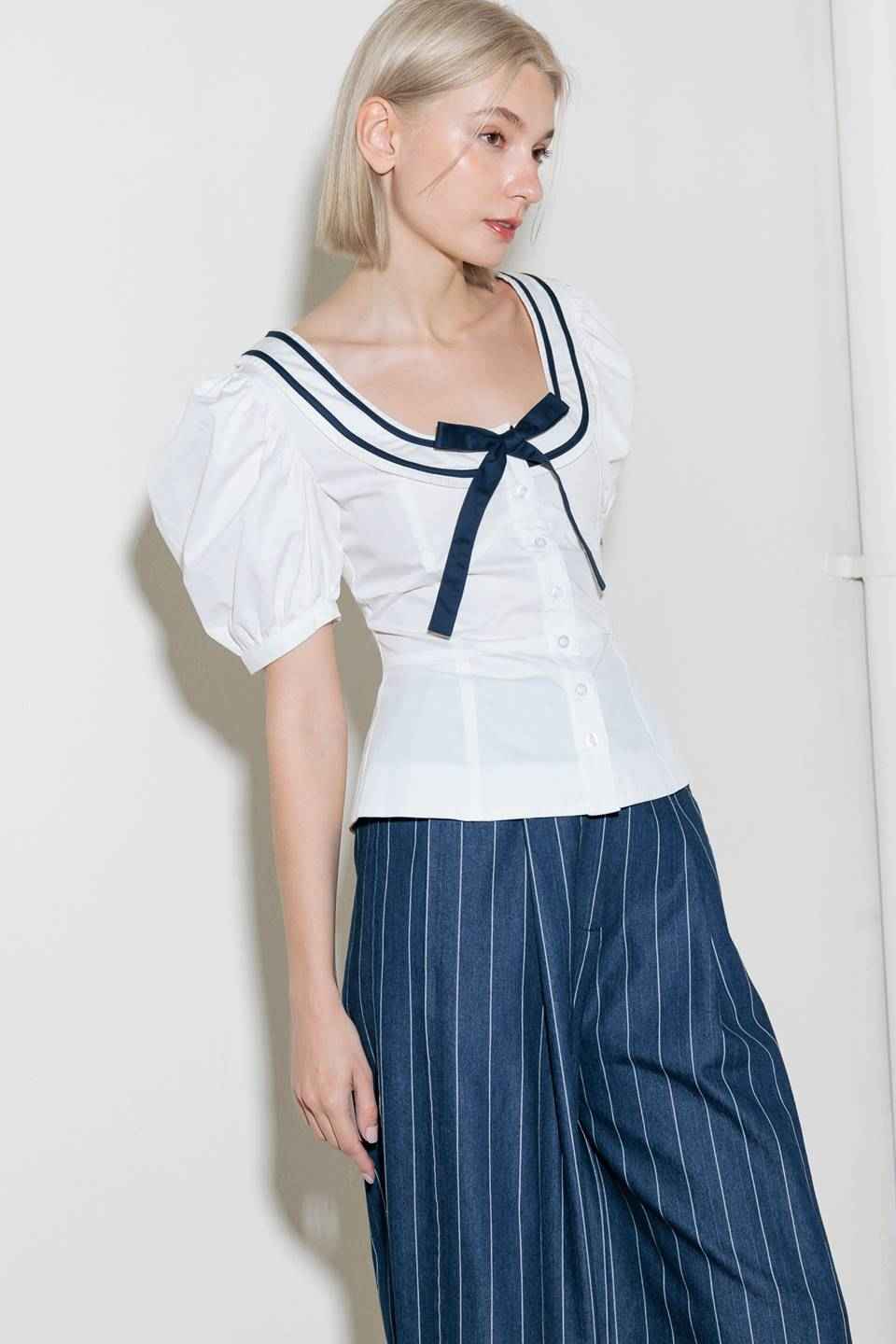 THE SWEETEST TOUCH WOVEN TOP