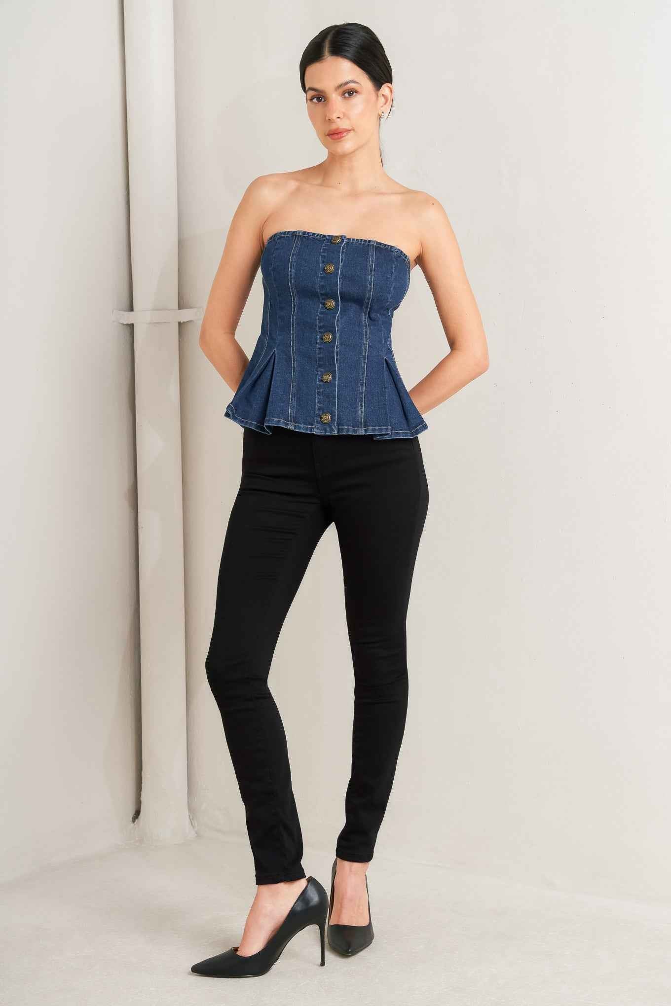 URBAN FABLE DENIM TOP