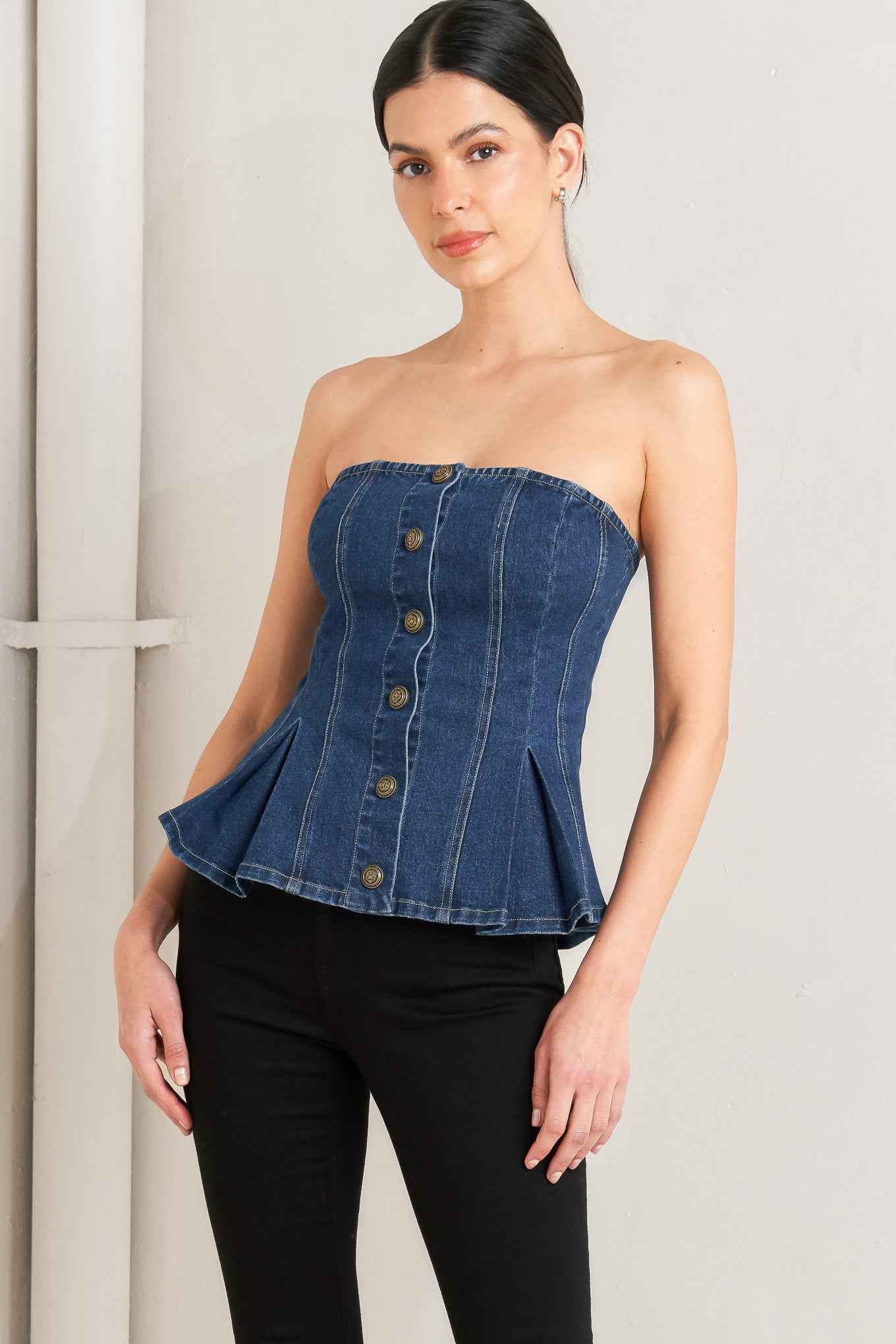 URBAN FABLE DENIM TOP