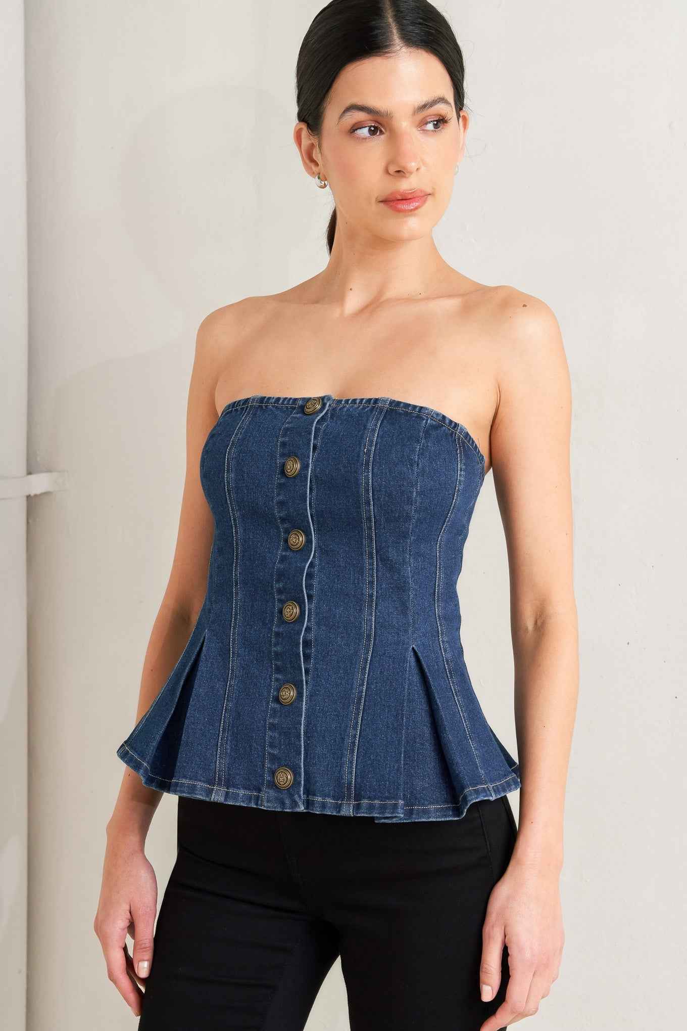 URBAN FABLE DENIM TOP