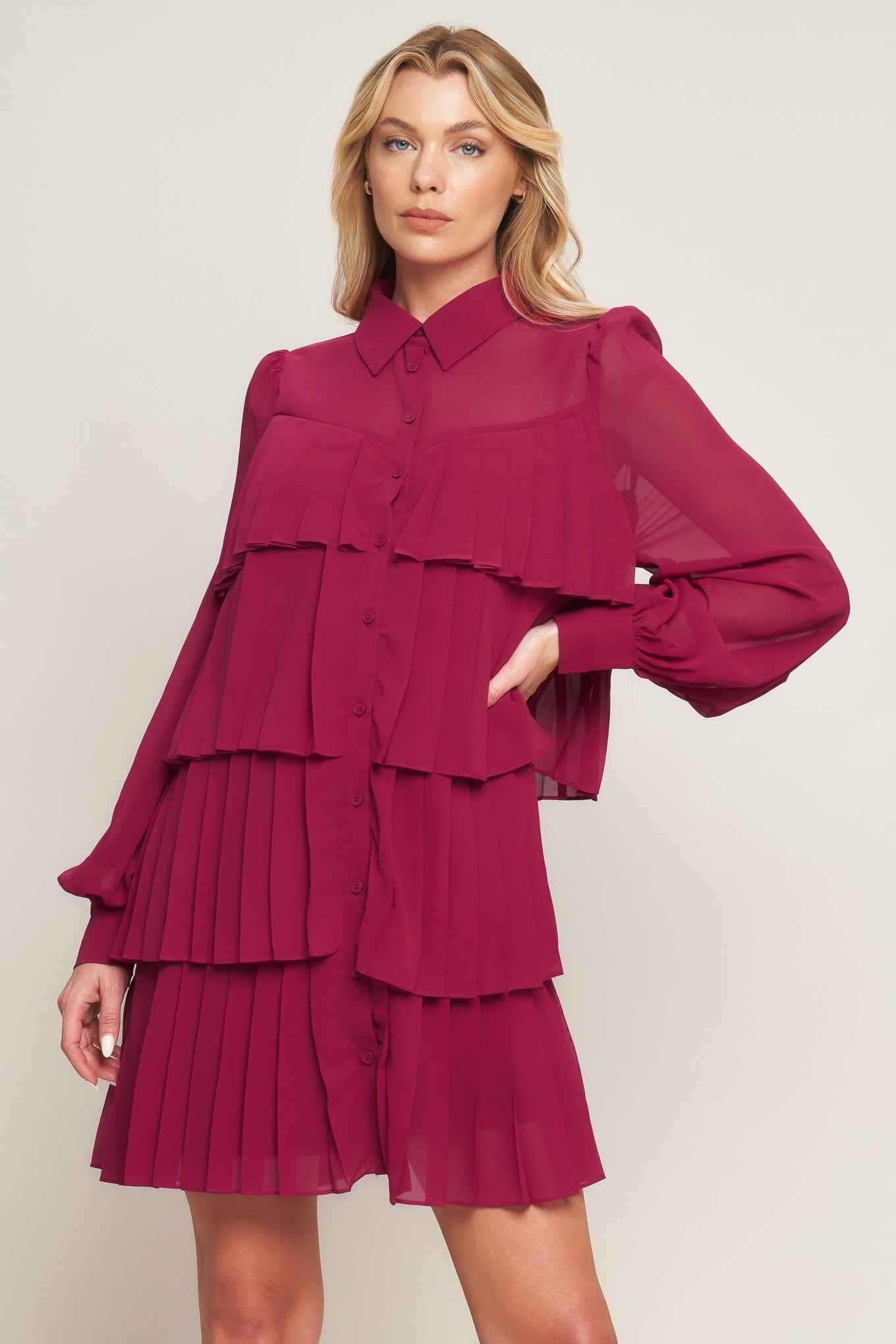 AN ABSOLUTE TREASURE WOVEN MINI DRESS