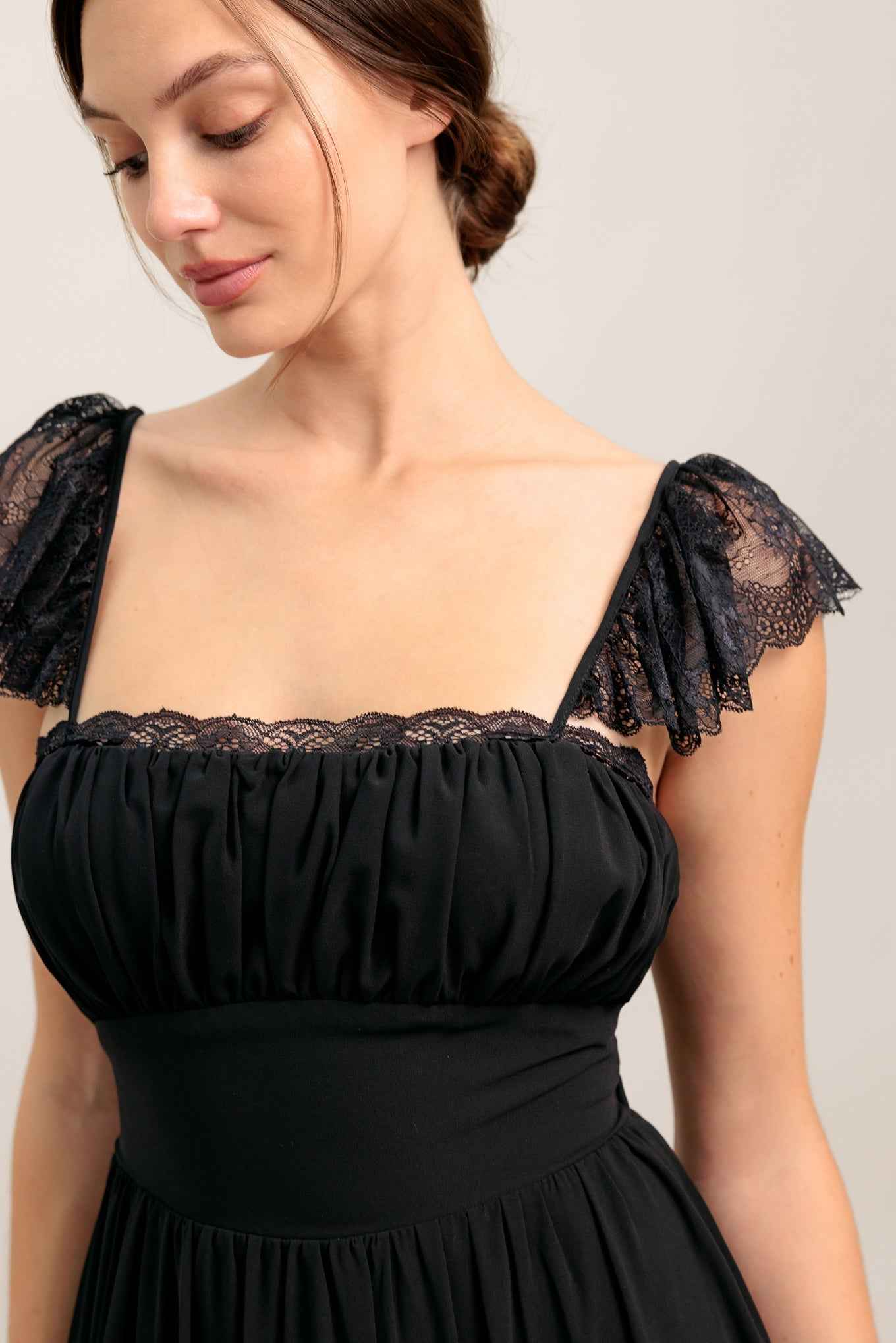 FORGOTTEN ROMANCE WOVEN MAXI DRESS