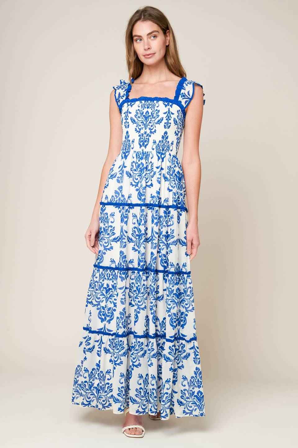 MOST BEAUTIFUL DAY WOVEN MAXI DRESS