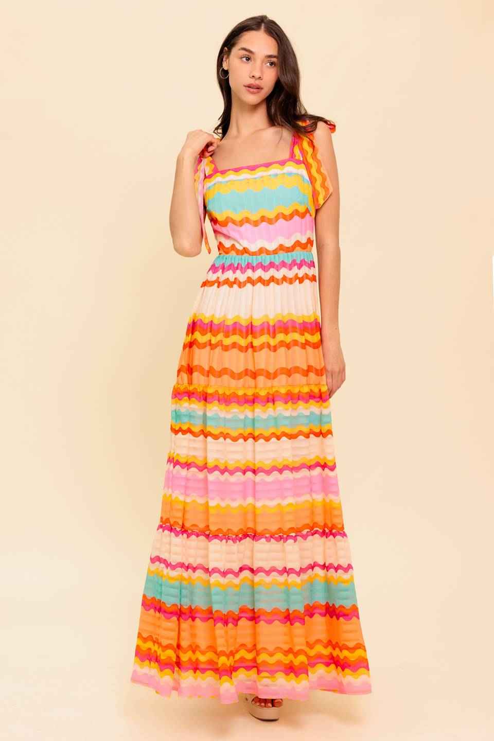 IN THE SPOTLIGHT WOVEN MAXI DRESS