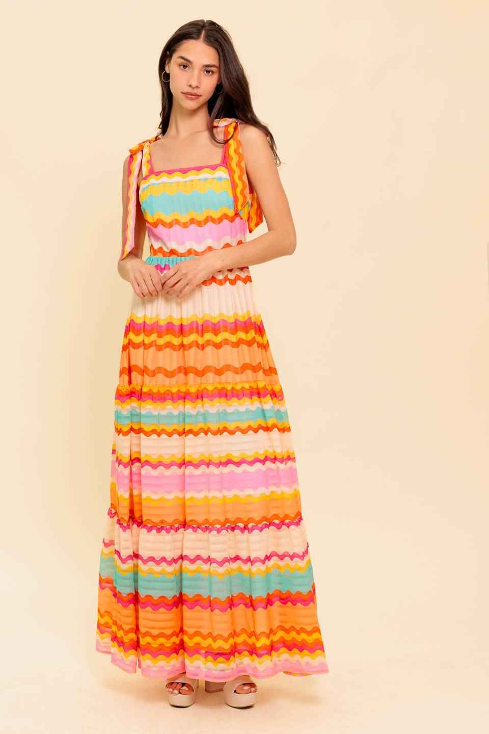 IN THE SPOTLIGHT WOVEN MAXI DRESS