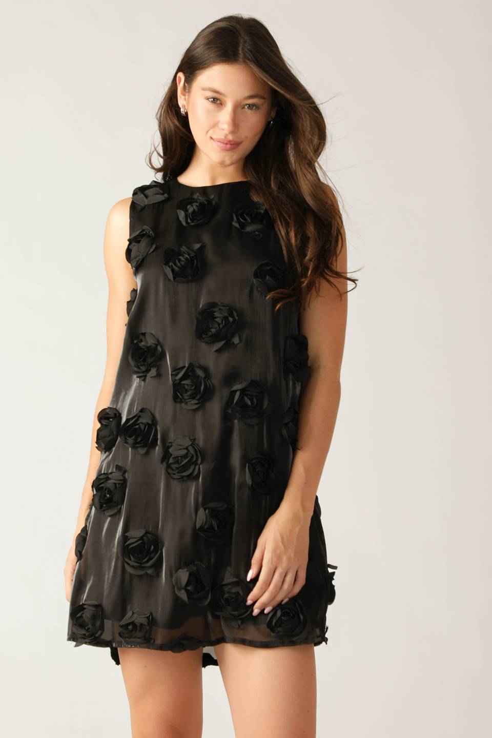 RADIANT SPIRIT WOVEN MINI DRESS