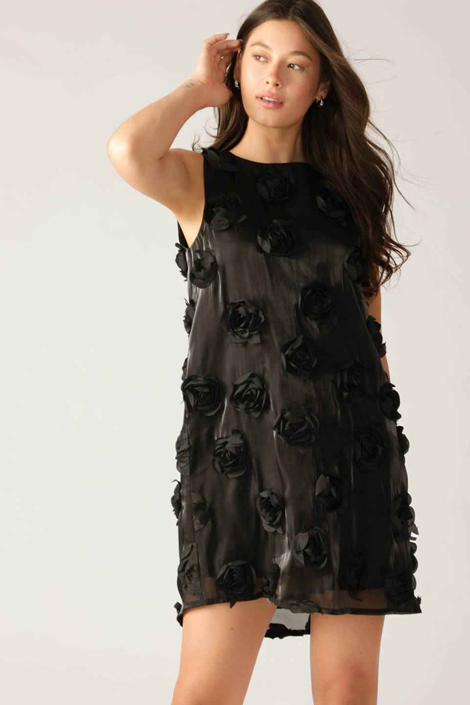 RADIANT SPIRIT WOVEN MINI DRESS