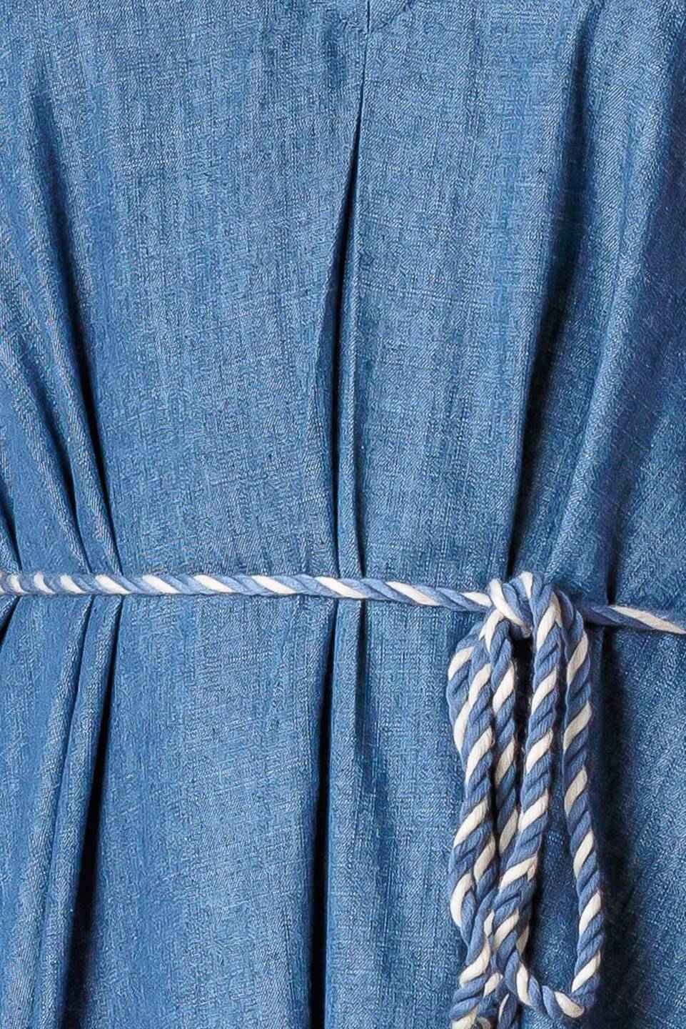 HEARTFELT MOMENT DENIM MIDI DRESS