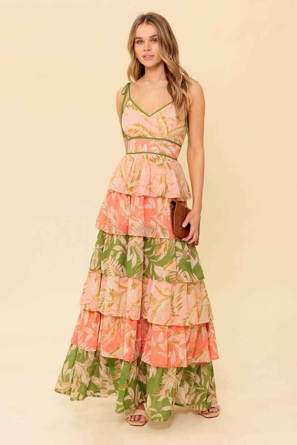 FEELS LIKE HOME WOVEN MAXI DRESS