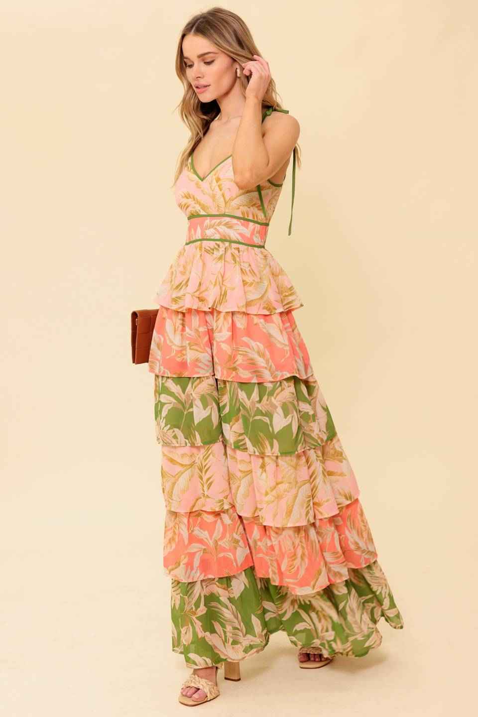 FEELS LIKE HOME WOVEN MAXI DRESS