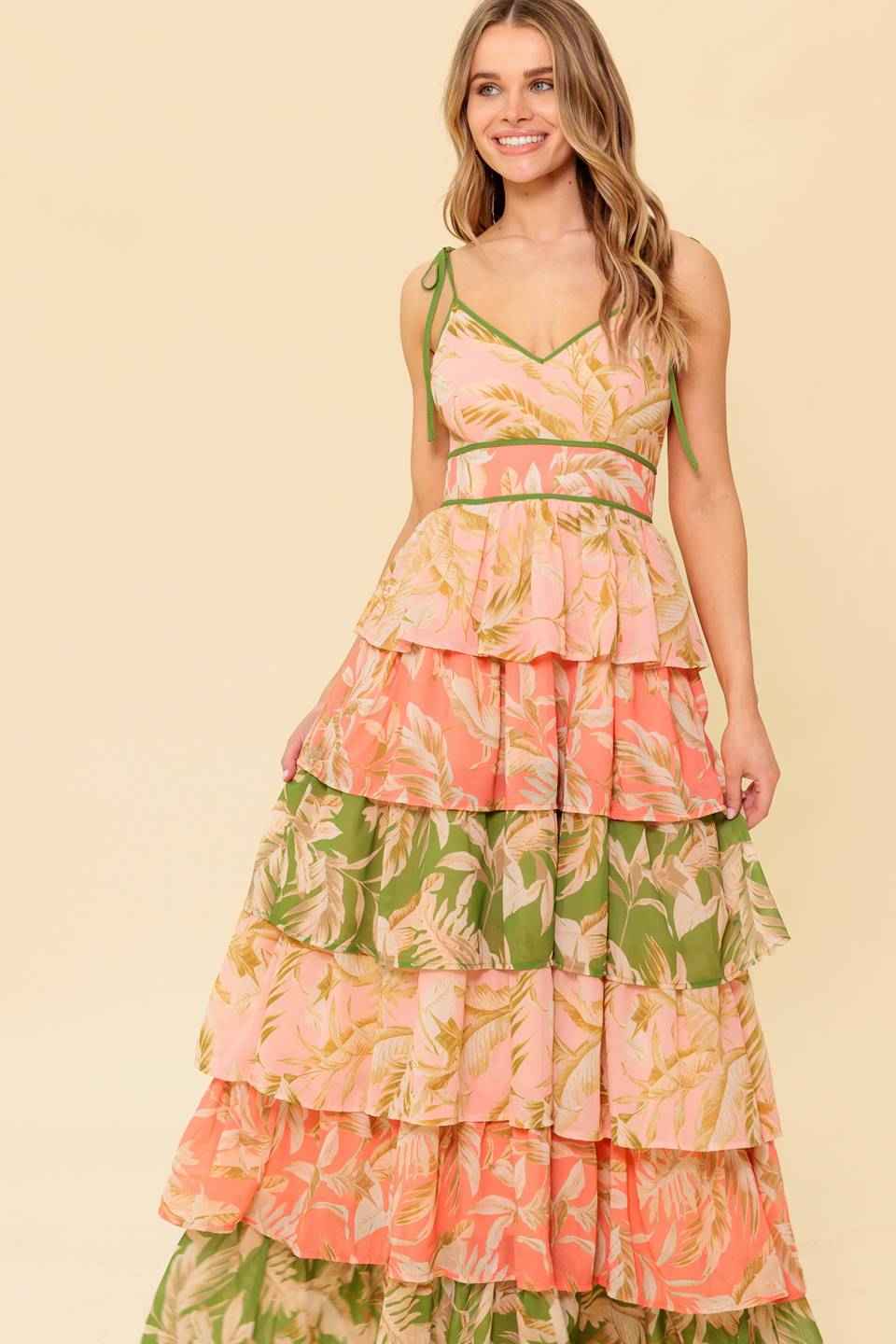 FEELS LIKE HOME WOVEN MAXI DRESS