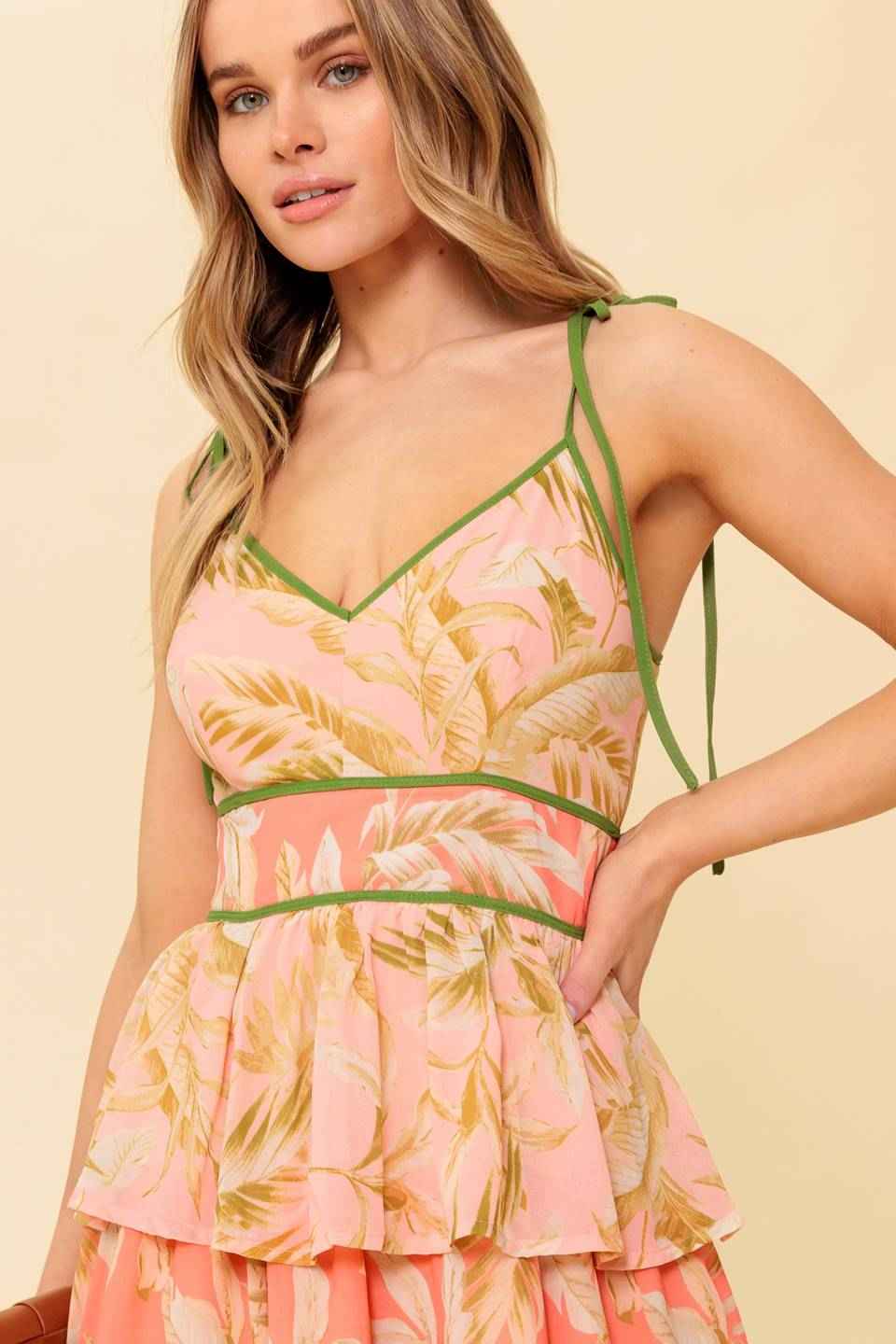 FEELS LIKE HOME WOVEN MAXI DRESS