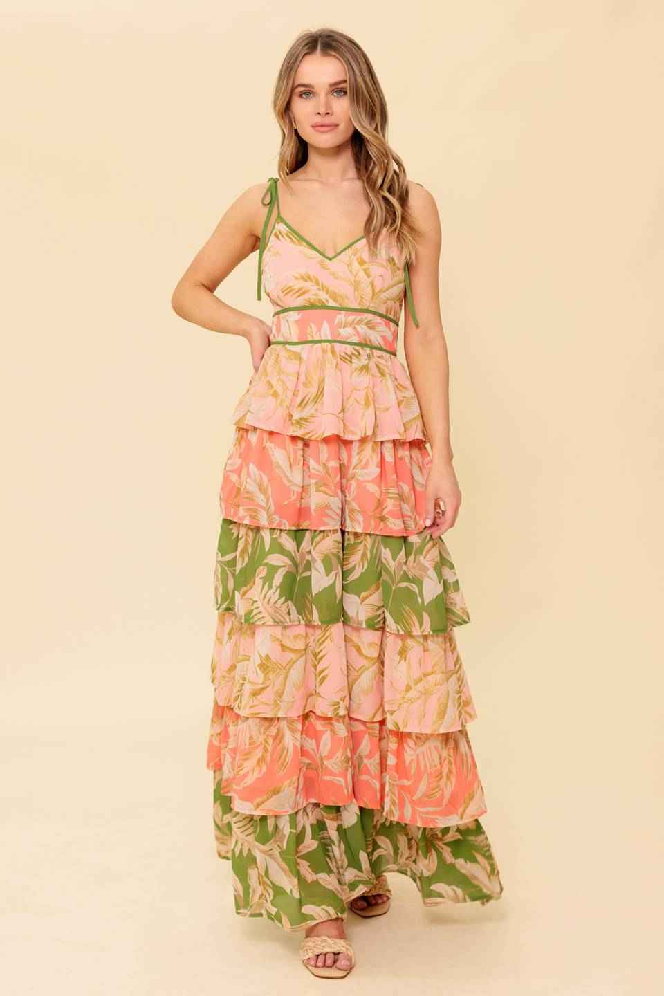 FEELS LIKE HOME WOVEN MAXI DRESS