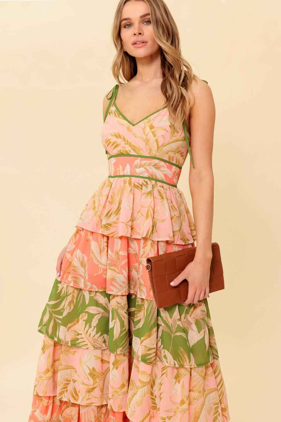 FEELS LIKE HOME WOVEN MAXI DRESS