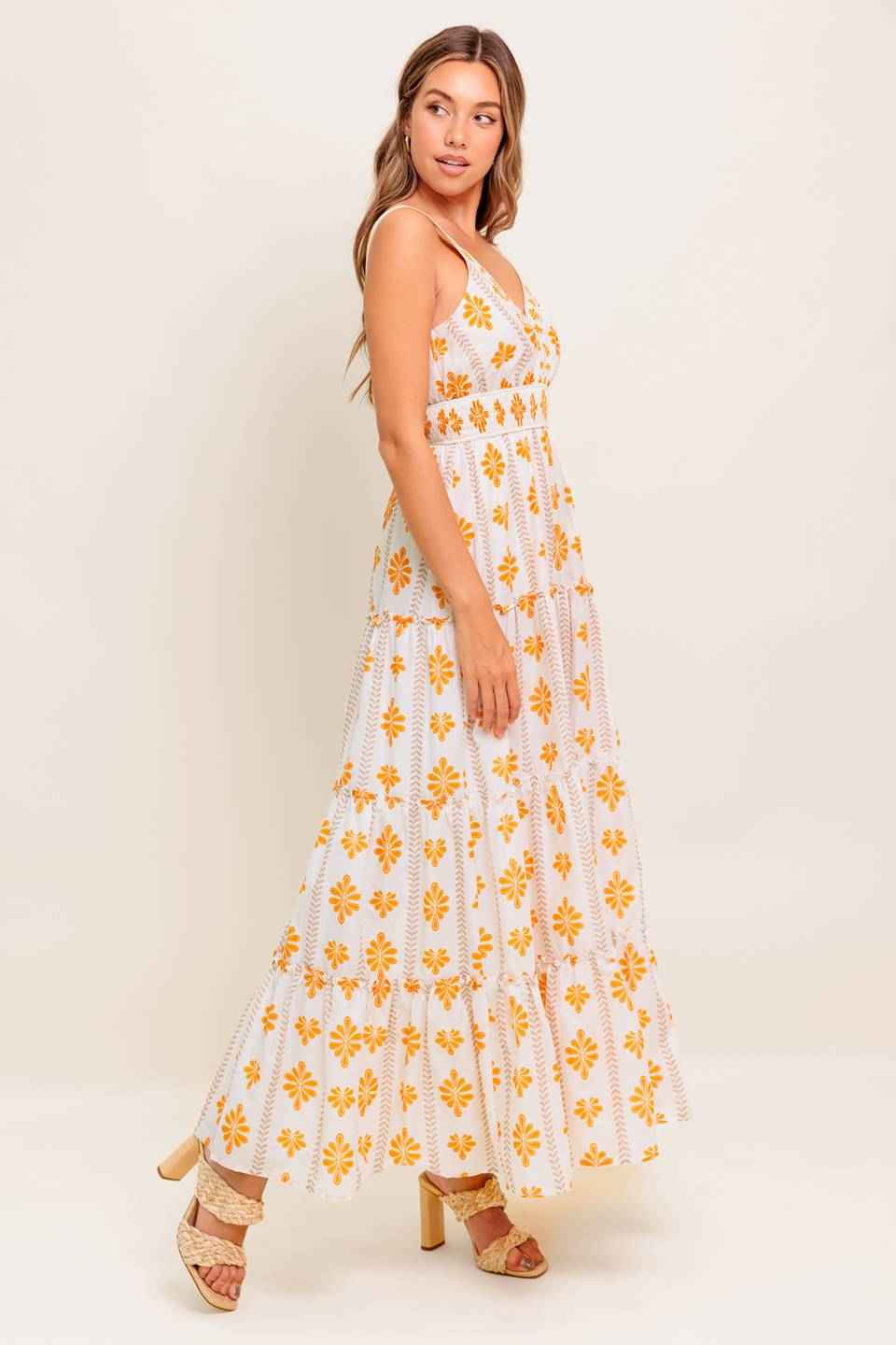 DAILY DELIGHT WOVEN MAXI DRESS